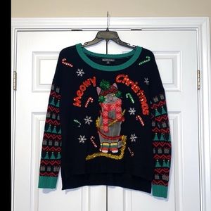Merry Christmas cat sweater